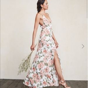 Reformation Citrine Floral Dress Size XS